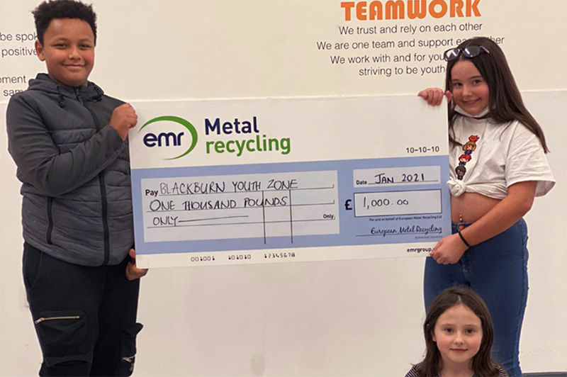 EMR donate to Blackburn Youth