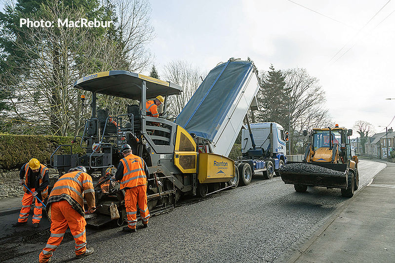 MacRebur recycled plastic roads